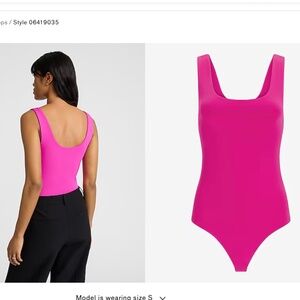 SET OF 3-Express Body Contour High Compression Scoop Neck Bodysuit